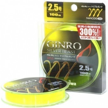 Монолеска DAIWA GINRO TRIPLE GANMA 1.35-100 (зелёно-жёлтая) 0741 Монолеска DAIWA GINRO TRIPLE GANMA 1.35-100 (зелёно-жёлтая) 0741