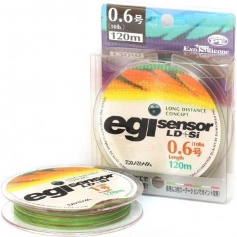 Плетеная леска DAIWA EGI Sensor LD + SI 0,6-180P 4kg ( 180м ) Плетеная леска DAIWA EGI Sensor LD + SI 0,6-180P 4kg ( 180м )