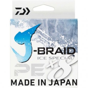 Шнур DAIWA J-Braid Ice Special x8E 0.10mm-50m Island Blue Шнур DAIWA J-Braid Ice Special x8E 0.10mm-50m Island Blue