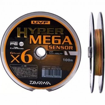 Шнур DAIWA UVF Hyper mega sensor 100м 0,8 Шнур DAIWA UVF Hyper mega sensor 100м 0,8