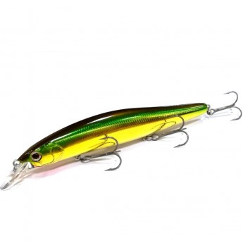 Воблер DAIWA Steez Minnow 125SP SR green gold Воблер DAIWA Steez Minnow 125SP SR green gold